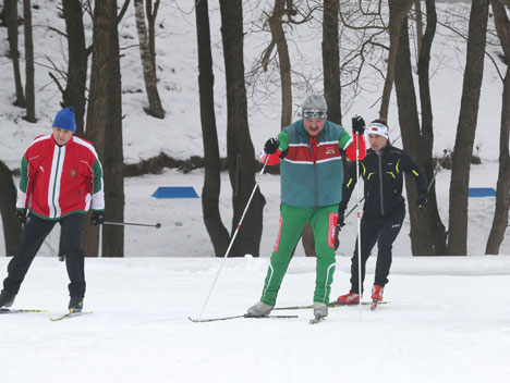 Аляксандр Лукашэнка наведаў Рэспубліканскi цэнтр алімпійскай падрыхтоўкі "Раўбічы"