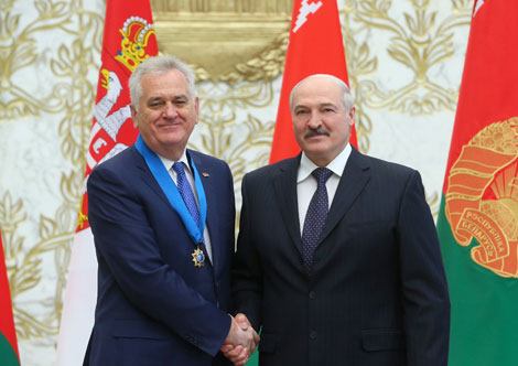Лукашэнка разлічвае на далейшае пазітыўнае развіццё беларуска-сербскіх адносін