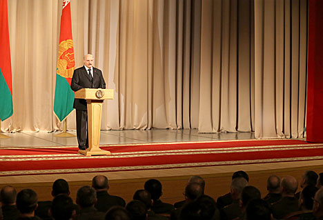 Лукашэнка: Надзейнае забеспячэнне нацыянальнай бяспекі па-ранейшаму з'яўляецца адной з асноўных умоў дабрабыту любой дзяржавы