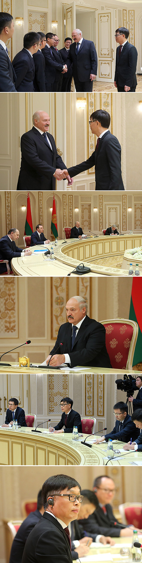 Лукашэнка заяўляе аб гатоўнасці падтрымаць новыя сумесныя праекты з кітайскай карпарацыяй "Мідэа Груп"