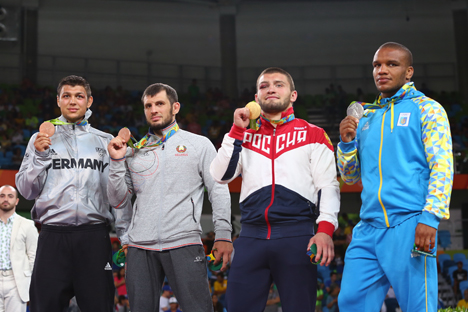 Беларускі спартсмен Джавід Гамзатаў заваяваў бронзу Алімпіяды ў грэка-рымскай барацьбе