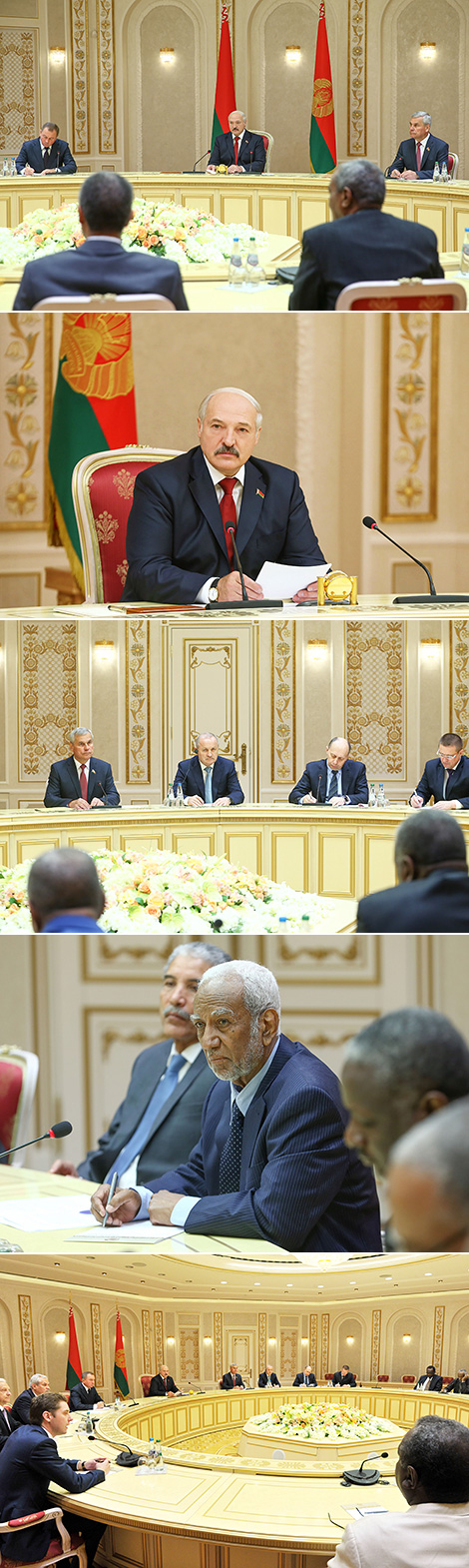 Лукашэнка: Беларусь сур'ёзна настроена на паспяховае ажыццяўленне сумесных праектаў з Суданам