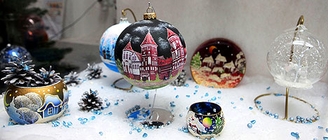 Выстаўка "Музей ёлачных цацак" у Мінску