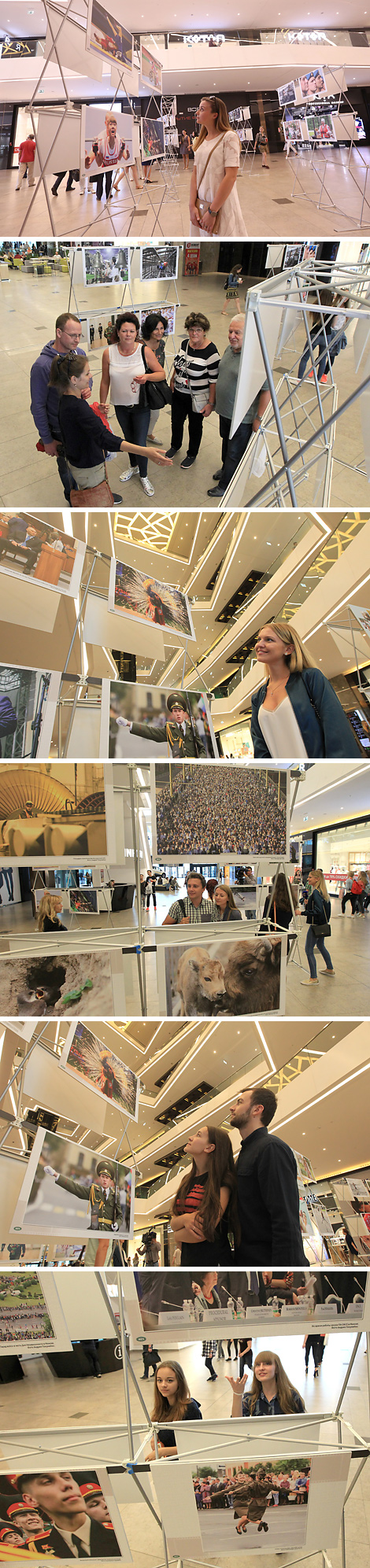 Фотавыстаўка БЕЛТА адкрылася ў ГЗЦ Galleria Minsk