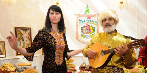 Прадстаўнікі туркменскай культуры. Фота з архіву