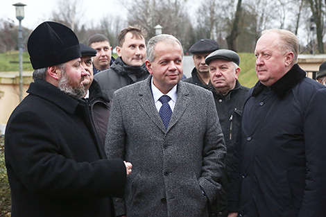 Міністр культуры Юрый Бондар азнаёміўся з работамі па рэстаўрацыі Старога замка і Каложскай царквы ў Гродне