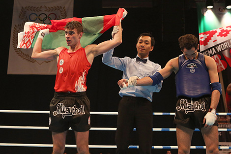 Чэмпіянат свету па муай-тай-2017. Максім Пяткевіч (Беларусь) і Цотне Султанішвілі (Грузія) Чэмпіянат свету па муай-тай-2017. Максім Пяткевіч (Беларусь) і Цотне Султанішвілі (Грузія)