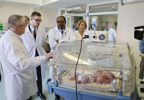 Сідзібэ: Аснашчанасць і прафесіяналізм супрацоўнікаў РНПЦ "Маці і дзіця" ўражваюць