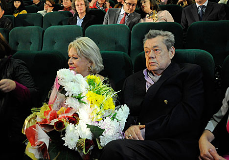 Народны артыст РСФСР Мікалай Карачанцаў з жонкай актрысай Людмілай Паргіной