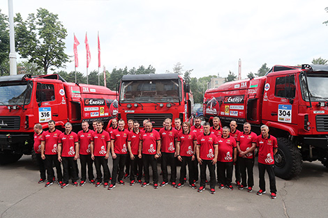 Беларускі экіпаж "МАЗ-СПОРТаўта"