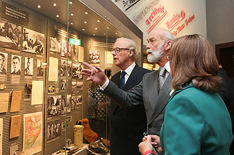 Прынц Майкл Кенцкі азнаёміўся з экспазіцыяй музея гісторыі Вялікай Айчыннай вайны