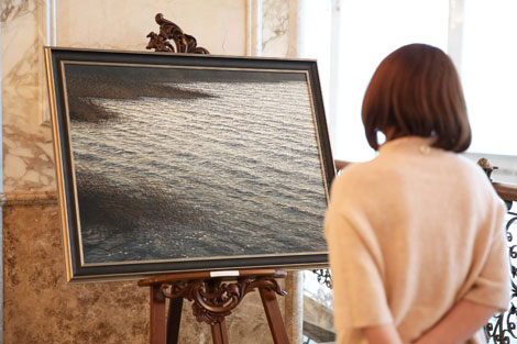 Першая персанальная мастацкая выстава адкрылася ў Палацы Незалежнасці ў Мінску