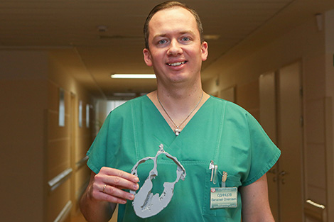 Урач-кардыяхірург Рэспубліканскага навукова-практычнага цэнтра "Кардыялогія" Віталь Адзінцоў