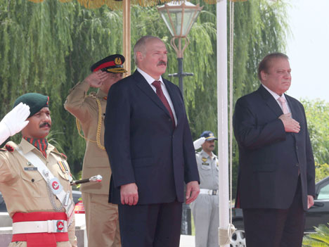 Лукашэнка запрашае Пакістан да стварэння вытворчасцей у Кітайска-беларускім індустрыяльным парку