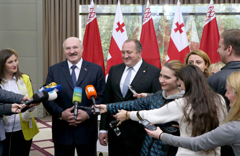Лукашэнка: У Беларусі і Грузіі няма ніякіх праблем у палітыцы