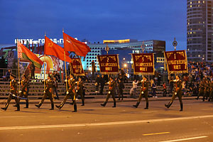 Репетиция военного парада в Минске 
