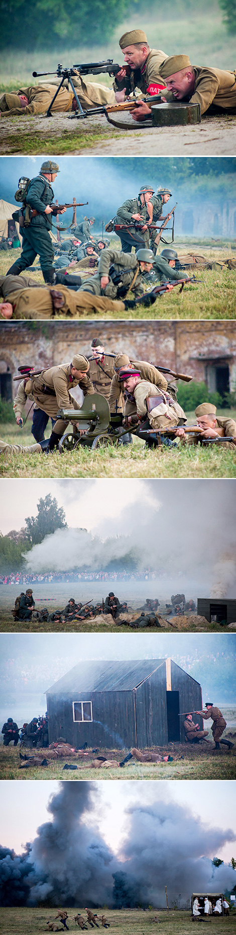 布列斯特要塞保卫战重现表演