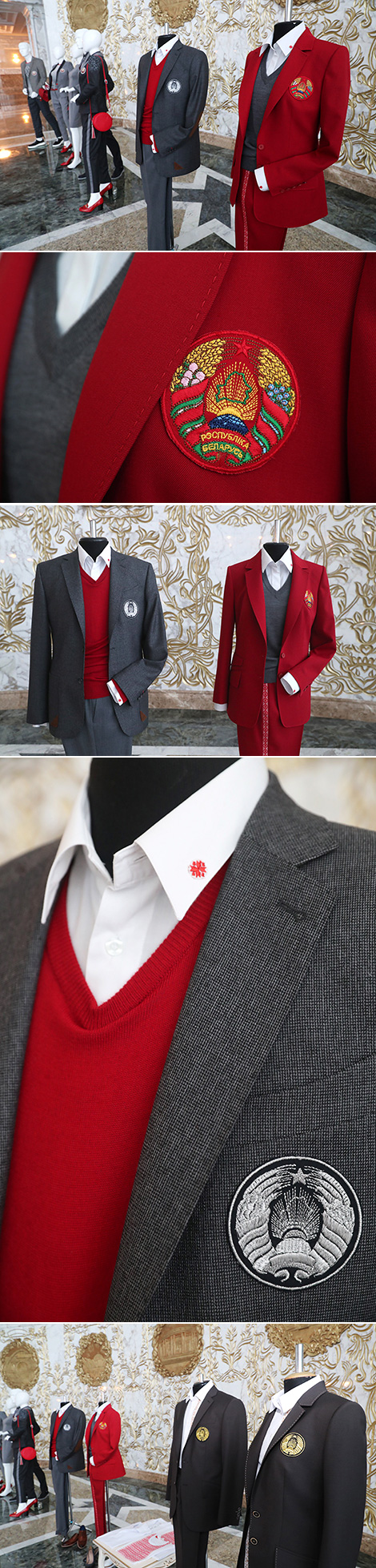 卢卡申科了解了冬奥会白俄罗斯代表团制服样式