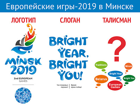 Объявлен открытый конкурс на разработку талисмана Евроигр-2019 в Минске