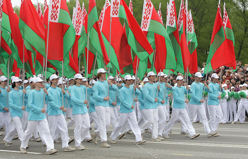 Молодежно-спортивное шествие в честь Дня Победы в Минске