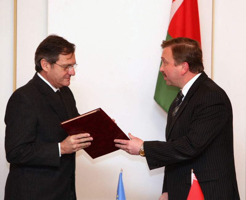 Belarus and EU sign a framework agreement on technical assistance