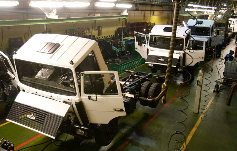 Automobile manufacturing at MAZ