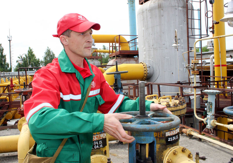 Belarusian gas processing plant