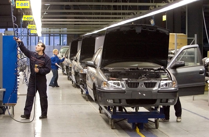 Samand car production in Belarus