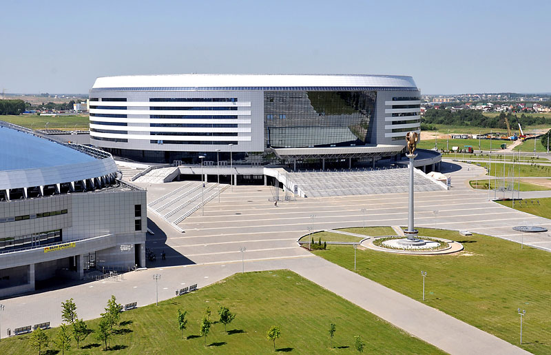Minsk-Arena, the main venue of the 2014 IIHF World Championship