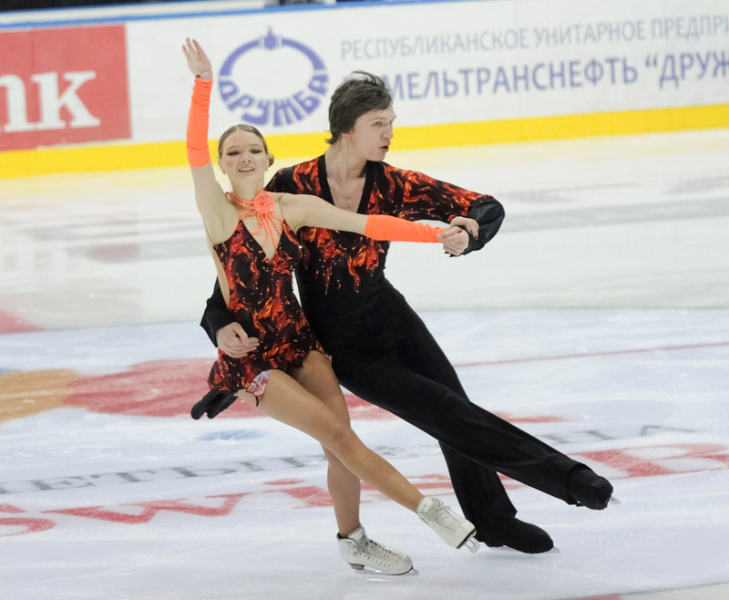 Belarusian pair Victoria Kovaleva/Yuri Belyaev