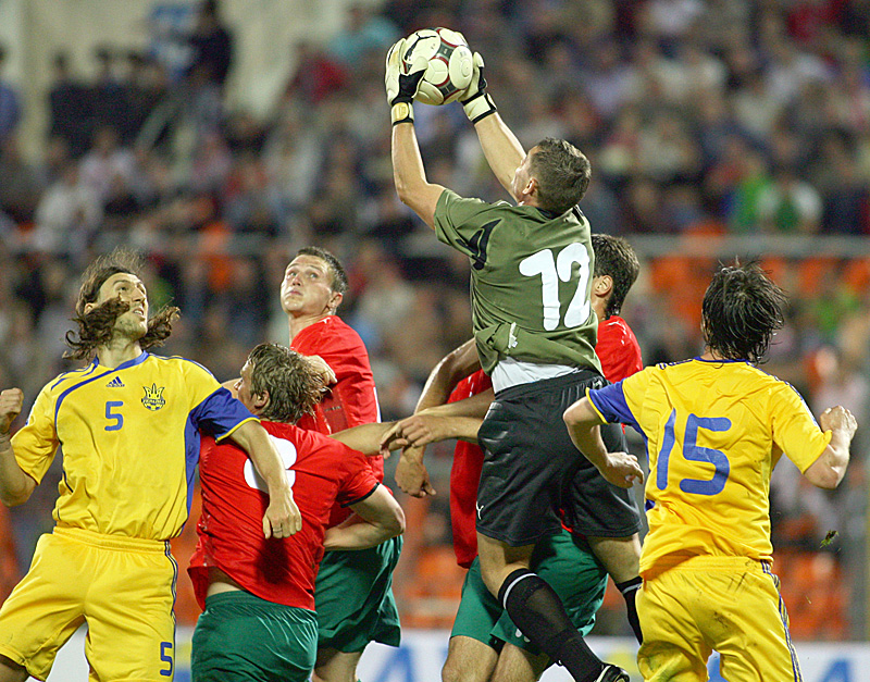 Belarus vs. Ukraine. The 2010 World Cup qualification