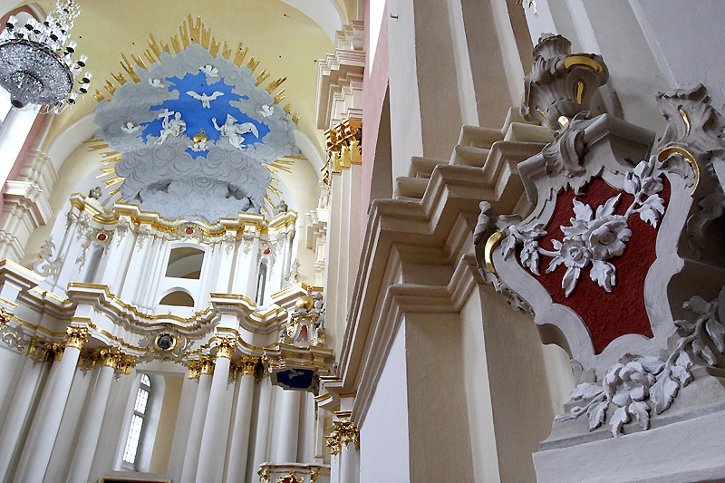 The altar decorations in St. Sophia Cathedral