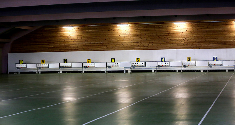 Крытый стрелковый тир для тренировок в Раубичах