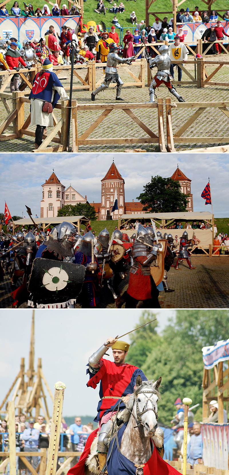The historical recreation festival Legacy of Centuries in the Mir Castle