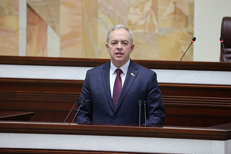 伊戈尔·谢尔格延科当选白罗斯共和国第八届国民议会众议院议长
