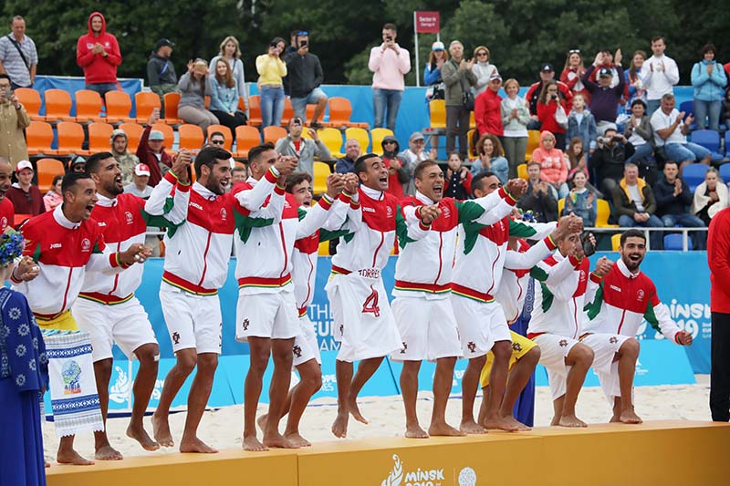 Сборная Португалии по пляжному футболу стала чемпионом II Европейских игр