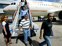 Первый самолет из Объединенных Арабских Эмиратов прибыл в Минск