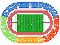Схема трибун стадиона 