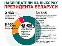Наблюдатели на выборах Президента Беларуси