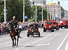 Firefighters’ Day in Belarus: a parade of modern and classic fire vehicles, demonstrations and games