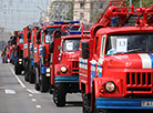 Fire and Rescue Service's parade in Minsk
