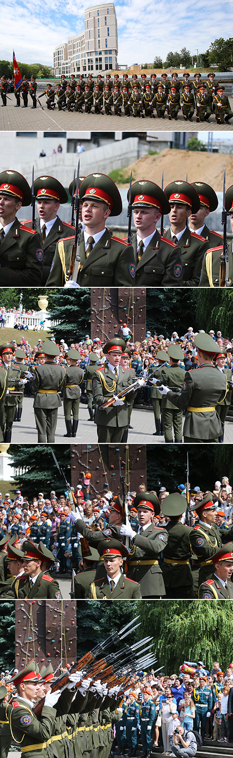 Firefighters’ Day celebrations in Gorky Park in Minsk