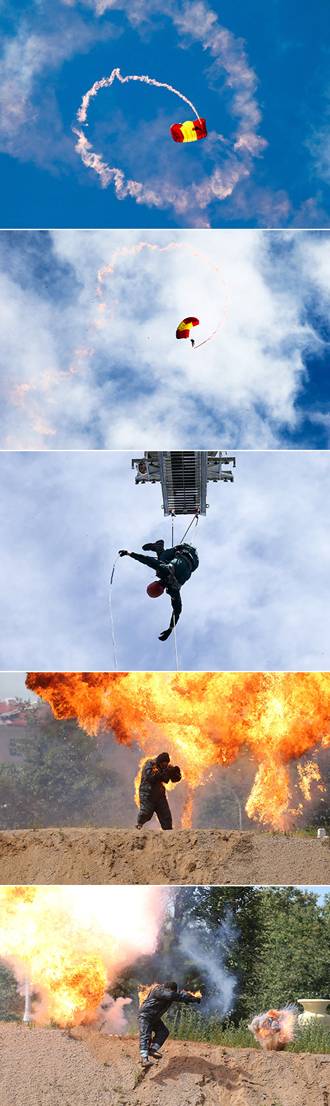 Firefighters’ Day celebrations in Gorky Park in Minsk