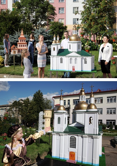 A town of miniature models will be deployed in one of the gardens in Polotsk