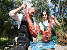 Farmer’s family – Vladimir and Victoria Rabkovs – grow snails