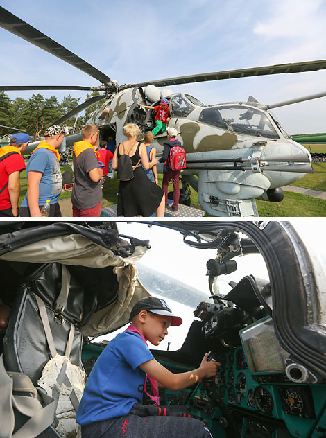 Air Force Day in the aviation technology museum