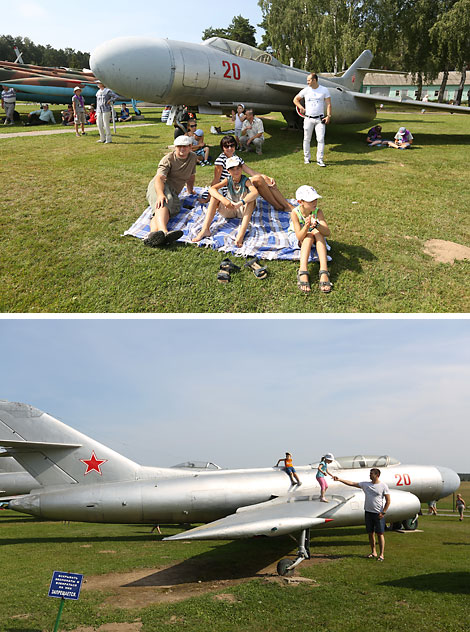 Air Force Day at the Borovaya airfield 