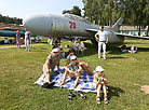 Air Force Day at the Borovaya airfield 
