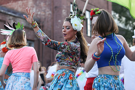 Carnival during the festival Vulica Brasil 2017