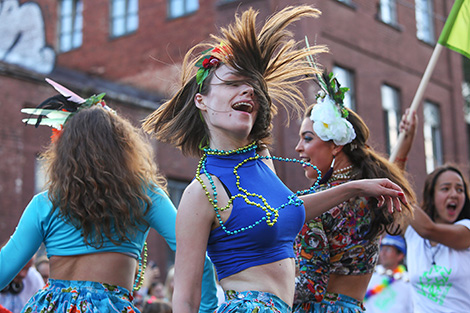 Carnival during the festival Vulica Brasil 2017